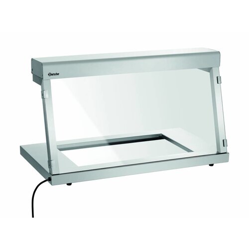 Bartscher Pont Thermique Infrarouge | avec Vitre de Protection | Format GN 1/1 | 775x430x(H)457mm