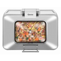 Chafing Dish GN 1/1 | Convient à l'Induction, et Vitrocéramique | 850x420x(H)205mm