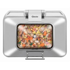 Bartscher Chafing Dish GN 1/1 | Convient à l'Induction, et Vitrocéramique | 850x420x(H)205mm