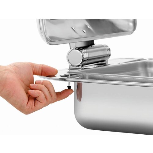 Bartscher Chafing Dish GN 1/1 | Convient à l'Induction, et Vitrocéramique | 850x420x(H)205mm