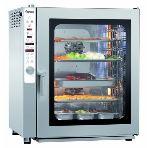 Bartscher Four Mixte | 10x GN 1/1 | 99 Programmes de Cuisson | 890x815x(H)1010mm