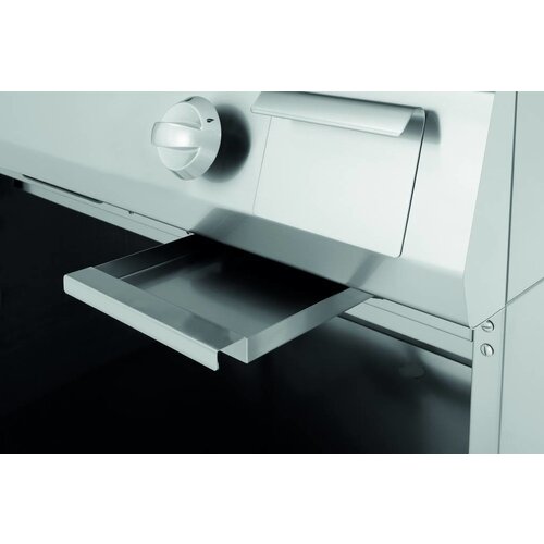 Bartscher Grill à Pierre de Lave | Soubassement Ouvert | 9kg de Pierre de Lave | 800x700x(H)850mm