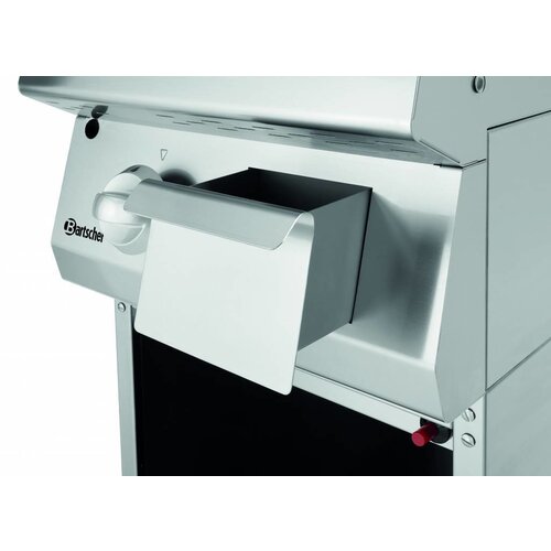 Bartscher Grill à Pierre de Lave | Rainuré | Soubassement Ouvert | 4,5kg de Pierre de Lave | 400x700x(H)850mm