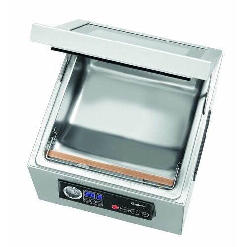 Bartscher Machine Sous-Vide | 300mm | 60L /min  | 2 Cordons de Soudure | 0,35 kW | 375x440x(H)271mm