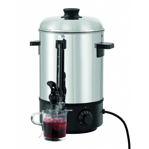 Bartscher Distributeur d'Eau Chaude | Inox | 6 Litres | 1,8 kW | 280x290x(H)385mm