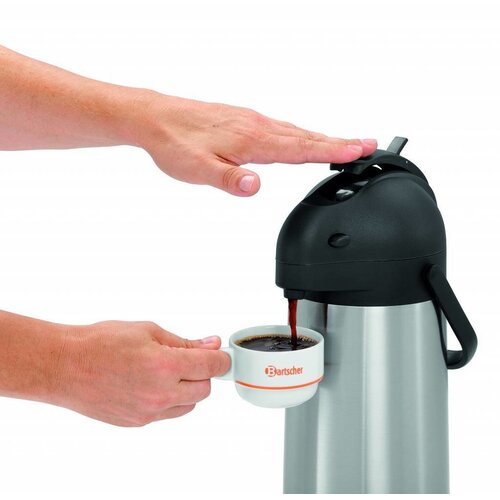 Bartscher Cafetière Thermos | 1,9 Litres | Inox | 150x200x(H)390mm