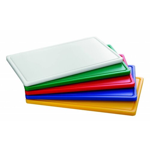 Bartscher Planche à Découper Pro HACCP | Antidérapant | 530x325x(H)24mm | Disponible en 5 Couleurs