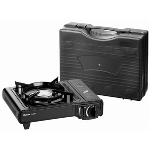Bartscher Réchaud à Gaz | Transportable | Diamètre des casseroles Ø150-270mm | 375x290x(H)130mm