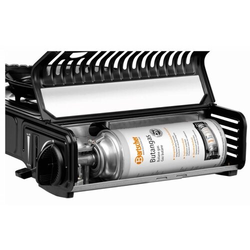 Bartscher Réchaud à Gaz | Transportable | Diamètre des casseroles Ø150-270mm | 375x290x(H)130mm