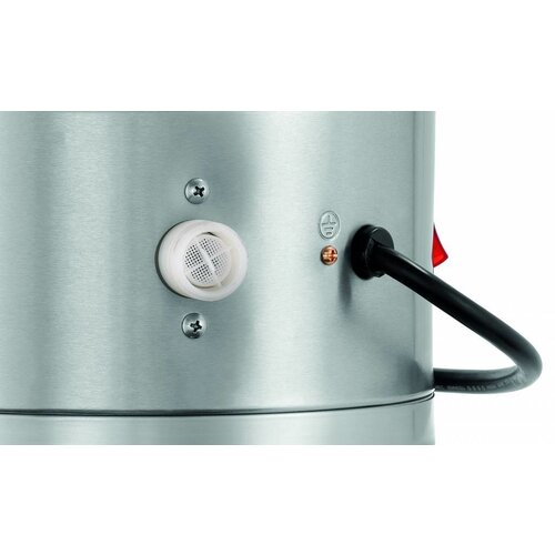 Bartscher Distributeur d'Eau Chaude | Inox | Raccord d'Eau Fixe | 9 Litres | 305x350x(H)490mm