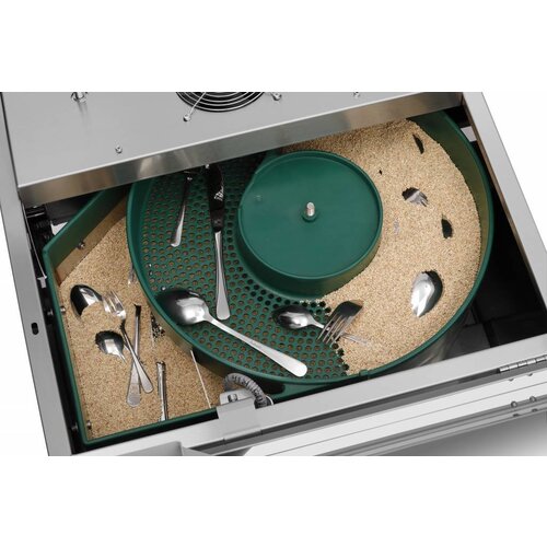 Bartscher Polisseuse à Couverts | Lampe UV Intégrée | Inox | Disponible en 2 Tailles