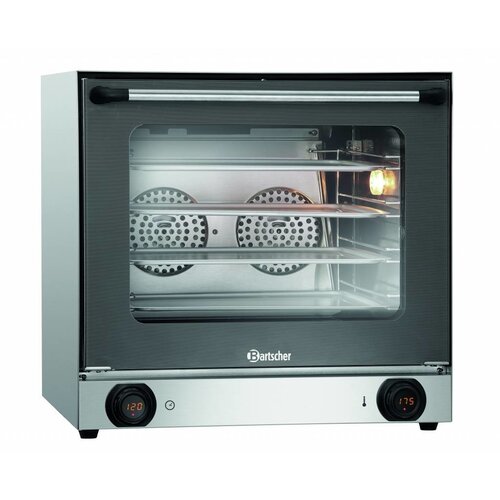 Bartscher Four à Convection AT90-MDI | 4x 438x315mm | Réglage de Température Electronique | 595x615x(H)580mm