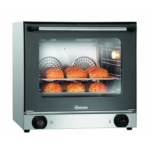 Bartscher Four à Convection AT90-MDI | 4x 438x315mm | Réglage de Température Electronique | 595x615x(H)580mm