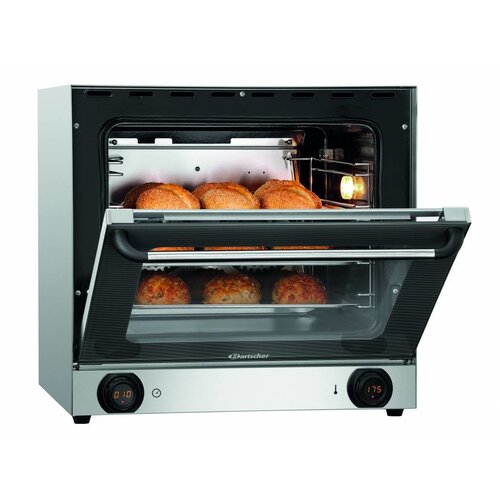 Bartscher Four à Convection AT90-MDI | 4x 438x315mm | Réglage de Température Electronique | 595x615x(H)580mm