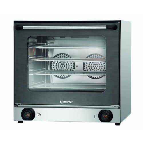 Bartscher Four à Convection AT90-MDI | 4x 438x315mm | Réglage de Température Electronique | 595x615x(H)580mm