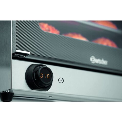 Bartscher Four à Convection AT90-MDI | 4x 438x315mm | Réglage de Température Electronique | 595x615x(H)580mm