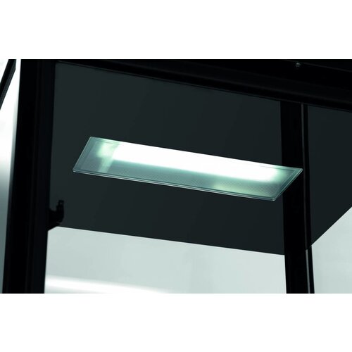 Bartscher Mini Vitrine Réfrigérée | Noir | 98 Litres | 0,18 kW | 435x385x(H)1105mm