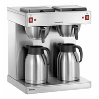 Machine à Café Contessa Duo  | Inox | 2 Thermos de 2 Litres | 430x400x(H)520mm