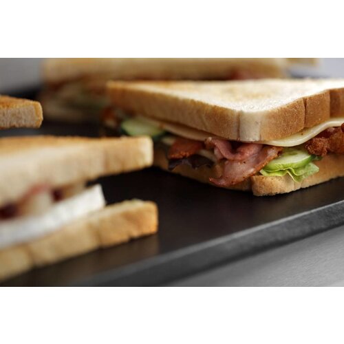 Bartscher Grill Contact Panini-T | Lisse/Rainuré | Fonte Emaillé | 2,2 kW | 410x400x(H)200mm