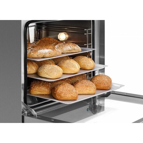 Bartscher Four à Convection AT90-ST | 4x 438x315mm | Inox | 595x615x(H)580mm