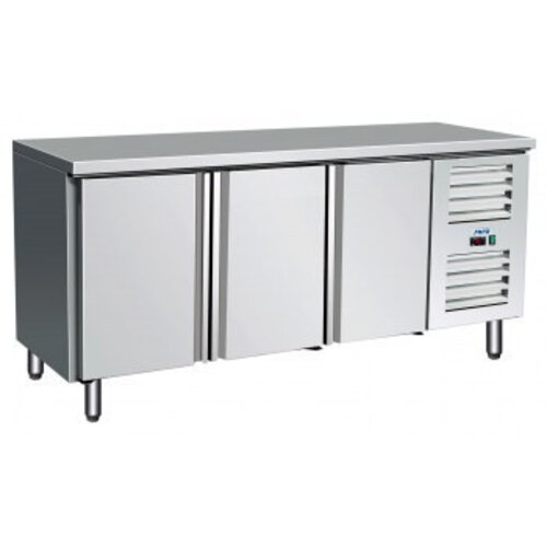 Saro Comptoir Réfrigéré | 3 Portes à Fermeture Automatique | Inox | 1795x700x(h)890mm Saro Comptoir Réfrigéré | 3 Portes à Fermeture Automatique | Inox | 1795x700x(h)890mm