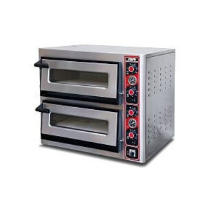 Saro Four à Pizza | Electrique | Double | 2x 4 Pizzas max Ø30cm | 400V | 4,4kW | 895x875x(h)735mm