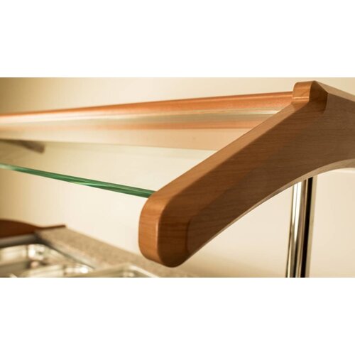 Saro Buffet Réfrigéré | 4x GN 1/1 | Noyer