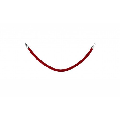 Saro Cordon Velour pour File d'Attente | 1,5 m | Rouge | Ø38x1500mm