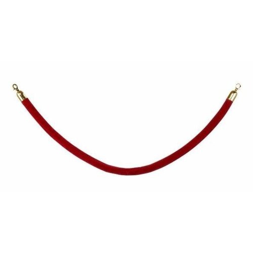 Saro Cordon pour File d'Attente | Velours | Rouge Bordeau |1,5 M | Crochets Dorés