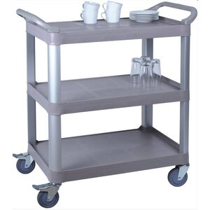 Saro Chariot de Service | Polypropylène | 3 Plateaux | 100 kg | 845x430x(h)950mm
