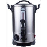 Distributeur d'Eau | Inox | 5,9 Litres | Robinet Anti-Gouttes | Ø205x(h)365mm