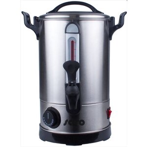 Saro Distributeur d'Eau | Inox | 5,9 Litres | Robinet Anti-Gouttes | Ø205x(h)365mm