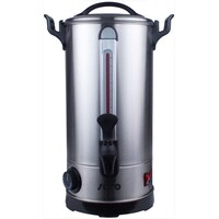Distributeur d'Eau/Vin Chaud(e) | Inox | 9 Litres | Robinet Anti-Gouttes | Ø205x(h)435mm