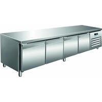 Comptoir Réfrigéré Ventilé | 4 Portes | 420L | 2230x700x650(h)mm