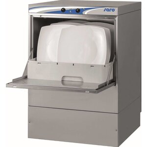 Saro Lave-Vaisselle | Double Paroi | 500x500mm | Distributeur de Savon | Pompe de Vidange | 230V