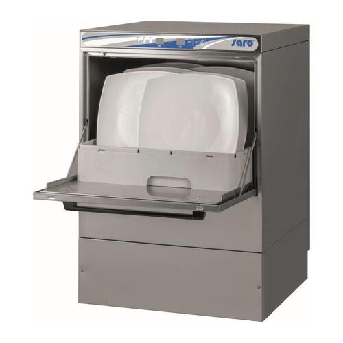 Saro Lave-Vaisselle | Double Paroi | 500x500mm | Distributeur de Savon | Pompe de Vidange | 230V