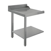 Table Gliss| À Gauche | Inox 18/10 | 700X720X(h)850m