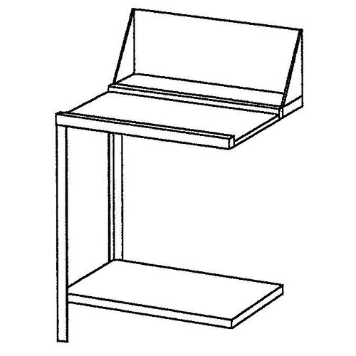 Bartscher Table Gliss| À Gauche | Inox 18/10 | 700X720X(h)850mm