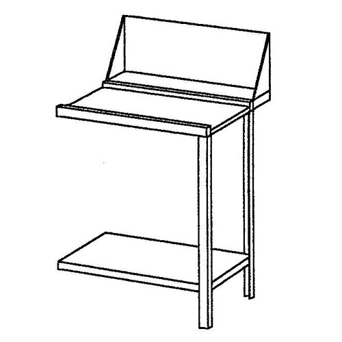 Bartscher Table Gliss| À Droite | Inox 18/10 | 700X720X(h)850mm
