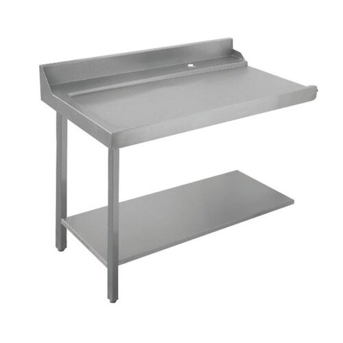 Bartscher Table Gliss| À Gauche | Inox 18/10 | 1200X720X(h)850mm