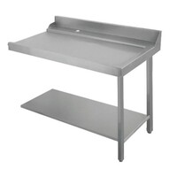 Table Gliss| À Droite | Inox 18/10 | 1200X720X(h)850mm