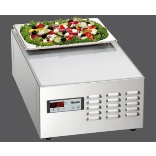 Bartscher Plaque Mix | Réfrigération | Maintien au chaud | 340X546X(h)188mm