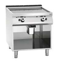 Plaque "Teppanyaki " Gaz | 2 zones | 18kW | Sur Armoire |800x900x(h)900mm