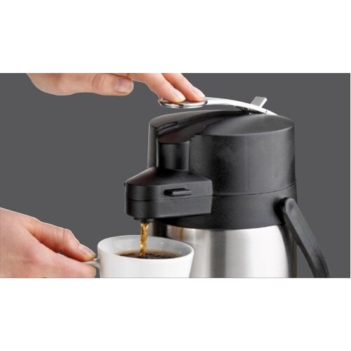 Bartscher Cafetière Isolée| Avec Système de Pompe |Inox |215x405x(h)520mm