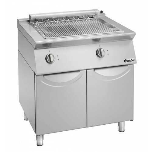 Bartscher Grill Électrique |Sur Meuble| Nervuré |En Fonte| 800X700X(h)850mm Bartscher Grill Électrique |Sur Meuble| Nervuré |En Fonte| 800X700X(h)850mm