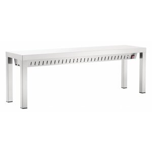 Bartscher Pont Thermique | Avec pieds | 220-240 V | Inox | 2000x300x(h)400mm