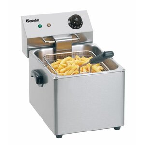 Bartscher Friteuse de Table | Électrique  230V | 8 Litres | 265x620x(h)340mm