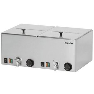 Bartscher Chauffe-Saucisses |2 Cuves | 230 V  | 535x370x(h)240mm