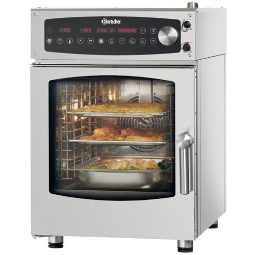 Bartscher Cuiseur Vapeur |Combiné Compac | 400 V  | 520X850X(h)770mm