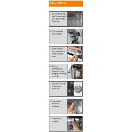 Bartscher Cuiseur Vapeur |Combiné Compac | 400 V  | 520X850X(h)770mm